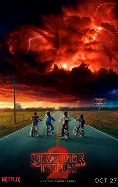 постер Очень странные дела 2 сезон 1 серия